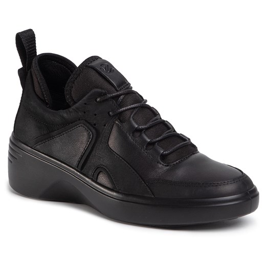 Sneakersy ECCO - Soft 7 Wedge W 47092351052 Black/Black 38 eobuwie.pl