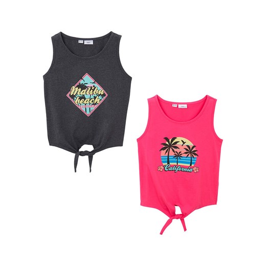 Top dziewczęcy (2 szt.) | bonprix Bonprix 140/146 bonprix