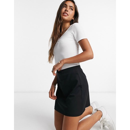 Asos spódnica mini czarna 