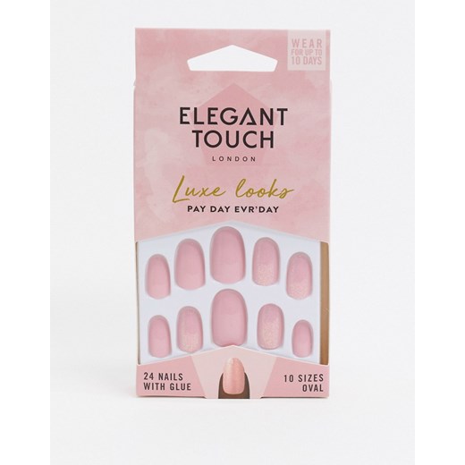 Elegant Touch – Luxe Looks Pay Day Everyday – Sztuczne paznokcie-Różowy Elegant Touch No Size Asos Poland