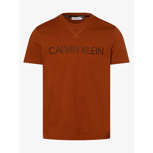 Calvin Klein - T-shirt męski, beżowy Calvin Klein S vangraaf