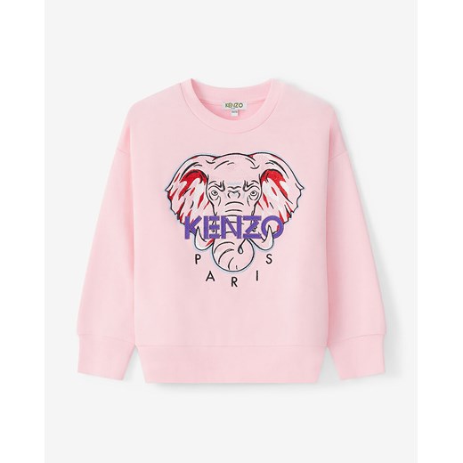 Różowa bluza ze słoniem Tokyo 3-8 lat Kenzo Kids 8 LAT Moliera2.com