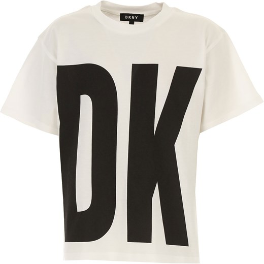 Bluzka dziewczęca DKNY bawełniana 