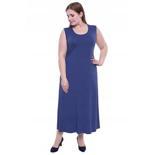 Sukienka maxi w kolorze niebieskim 46 60 Oficjalny sklep Allegro