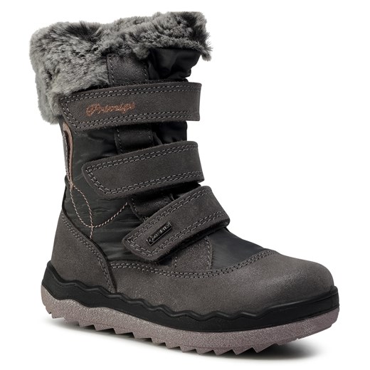 Buty zimowe dziecięce gore-tex na rzepy śniegowce 