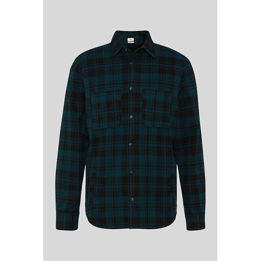 C&A Koszula flanelowa-Regular Fit-kołnierzyk kent-w kratę, Niebieski, Rozmiar: S L C&A