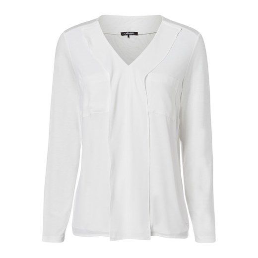Elegancka biała bluzka New Heritage 11103760 Biały 38 Olsen 42 Olsen