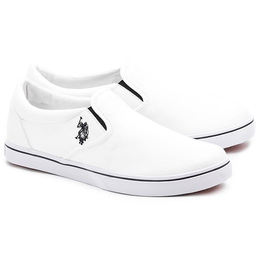 Nclay  - Białe Canvasowe Półbuty Męskie - 4068S4 WHI mivo bialy buty na lato