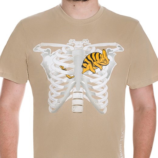 Koszulka T-shirt Helikon "Kameleon w klatce piersiowej" Beige (TS-CIT-CO-13) H XXL Militaria.pl