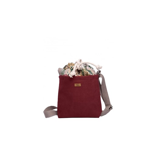 Mała torebka “DUO MINI” przez ramię, kolor bordo bloom Mebags mała me&BAGS