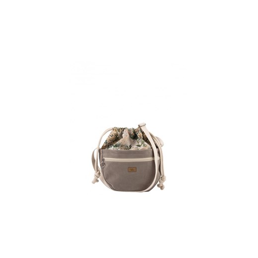 Torebka listonoszka "MINI CROSSERKA", taupe bloom Mebags me&BAGS