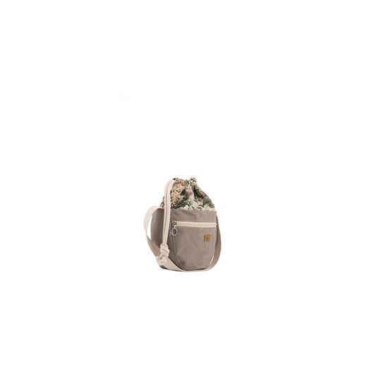 Torebka listonoszka "MINI CROSSERKA", taupe bloom Mebags me&BAGS