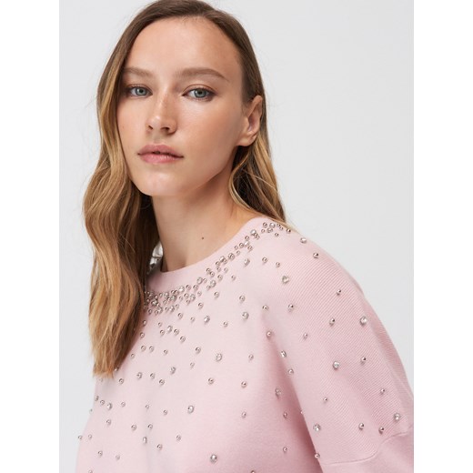Sweter damski Mohito z okrągłym dekoltem