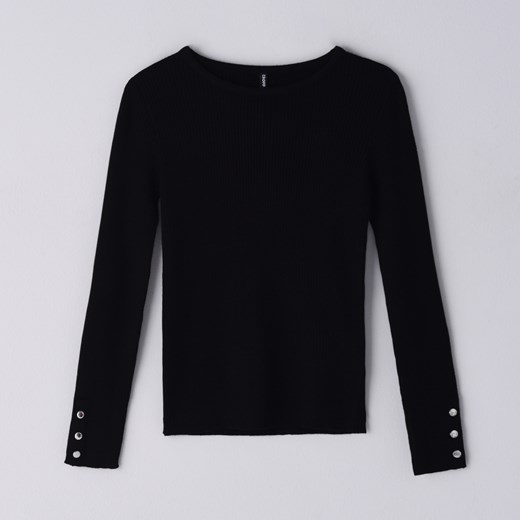 Cropp - Prążkowany sweter z guzikami - Cropp XS Cropp