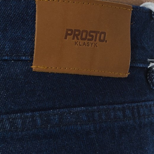 Krótkie spodnie Prosto Klasyk shorts Embnet blue rinsed Prosto Klasyk 30 matshop.pl
