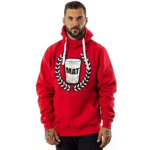 Bluza męska MAT Wear hoody Logo Shadow red Mat Wear M matshop.pl