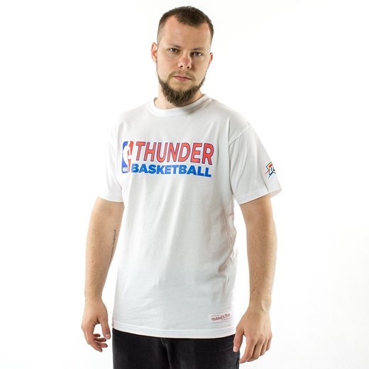Koszulka Mitchell and Ness t-shirt Team Issue Traditional Tee Oklahoma City Thunder white XL matshop.pl