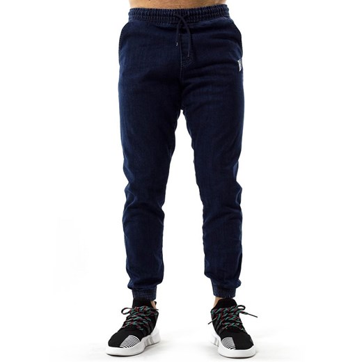 Spodnie męskie jeansowe BOR jogger W20 Classic medium blue Bor XL okazja matshop.pl