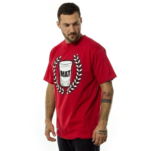 Koszulka męska MAT Wear t-shirt Logo Shadow red Mat Wear XXL matshop.pl