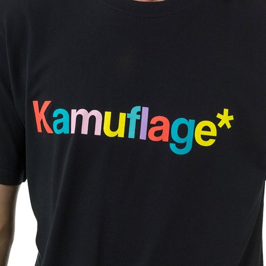 Koszulka męska Kamuflage* t-shirt Candy Full black Kamuflage* L matshop.pl