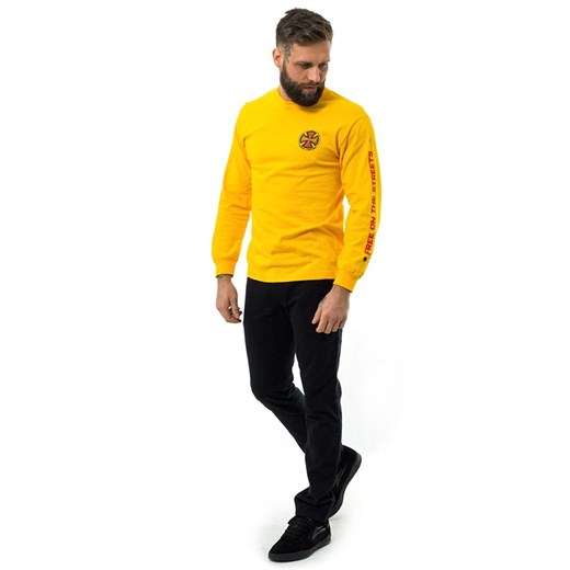 Koszulka męska z dlugim rękawem Lakai x Independent longsleeve Indy gold Lakai L matshop.pl