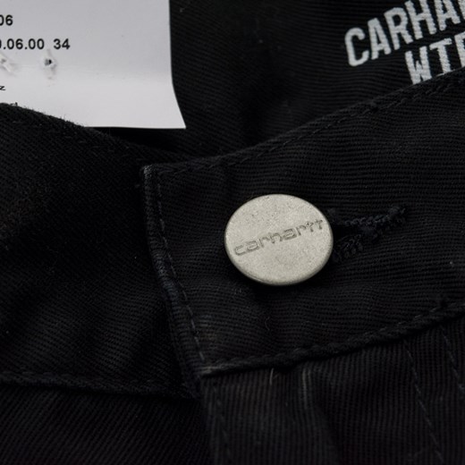 Krótkie spodnie Carhartt WIP Chalk Short black rigid Carhartt Wip 32 matshop.pl okazja