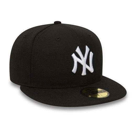 Czapka z daszkiem New Era fitted cap 59FIFTY Basic MLB New York Yankees black New Era 7 matshop.pl okazja