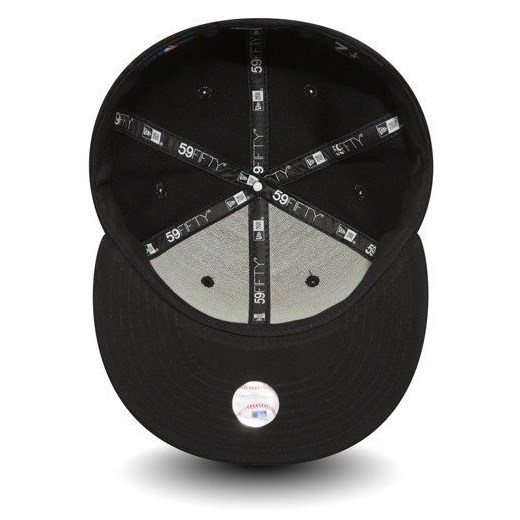 Czapka z daszkiem New Era fitted cap 59FIFTY Basic MLB New York Yankees black New Era 7 matshop.pl okazyjna cena