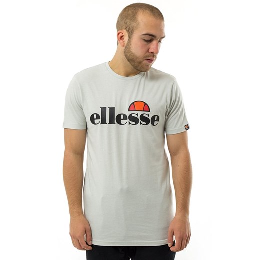 Koszulka męska Ellesse t-shirt Small Logo Prado light grey Ellesse S matshop.pl okazja