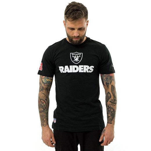 Koszulka męska New Era t-shirt NFL Fan Tee Oakland Raiders black New Era L matshop.pl okazja