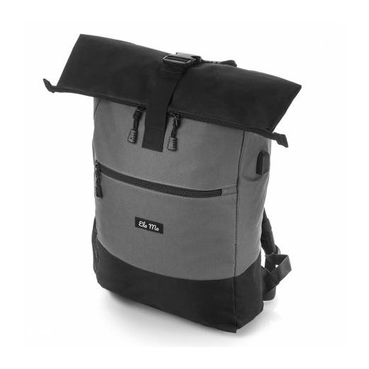 Duży plecak miejski 4086 kwiaty usb - bag street Bag Street GENTLE-MAN