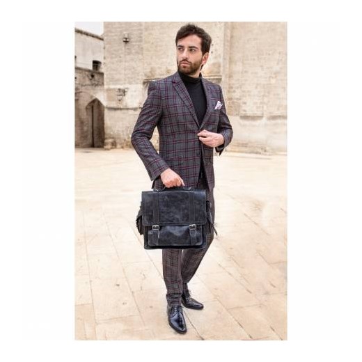 Skórzana męska torba na ramię na laptopa s-05 paolo peruzzi - paolo peruzzi Paolo Peruzzi GENTLE-MAN