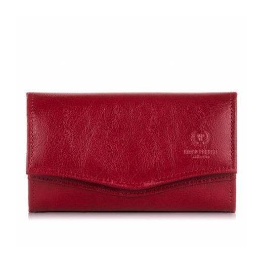 Duży czerwony portfel skórzany damski portfel paolo peruzzi l-12 - paolo peruzzi Paolo Peruzzi GENTLE-MAN