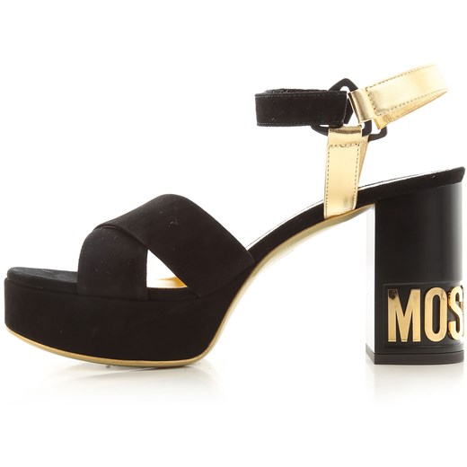 Sandały damskie Moschino z klamrą letnie 