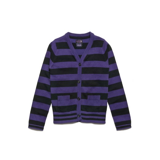 Sweter Dziewczęcy 4C2604 5-10-15 niebieski bawełniane