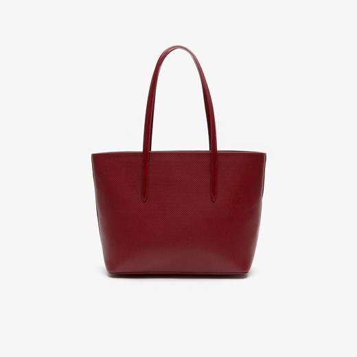 Shopper bag Lacoste elegancka duża na ramię bez dodatków 