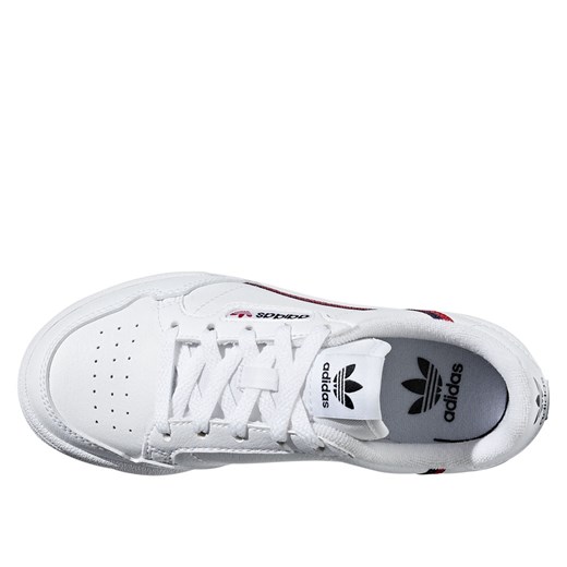 Buty sportowe dziecięce Adidas białe skórzane sznurowane 