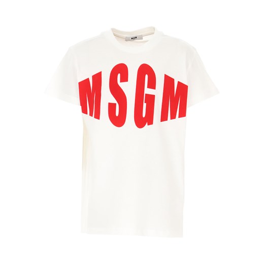 Biała bluzka dziewczęca MSGM 