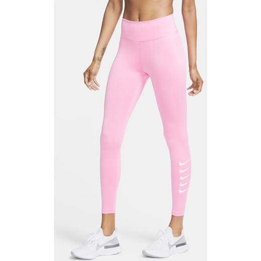 Spodnie damskie Nike różowe sportowe 