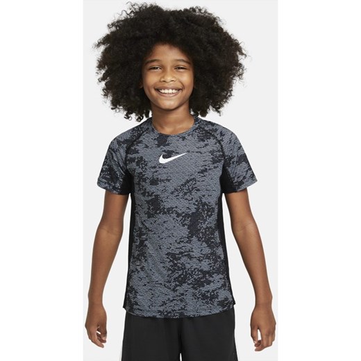 Koszulka treningowa z nadrukiem dla dużych dzieci (chłopców) Nike Pro - Czerń Nike XL Nike poland