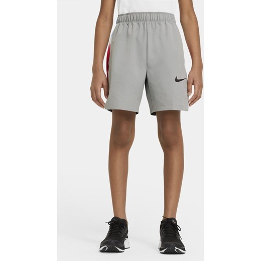 Spodenki z tkaniny dla dużych dzieci (chłopców) Nike - Szary Nike S Nike poland