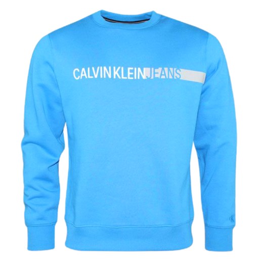 BLUZA MĘSKA CALVIN KLEIN JEANS NIEBIESKA Calvin Klein L Royal Shop wyprzedaż