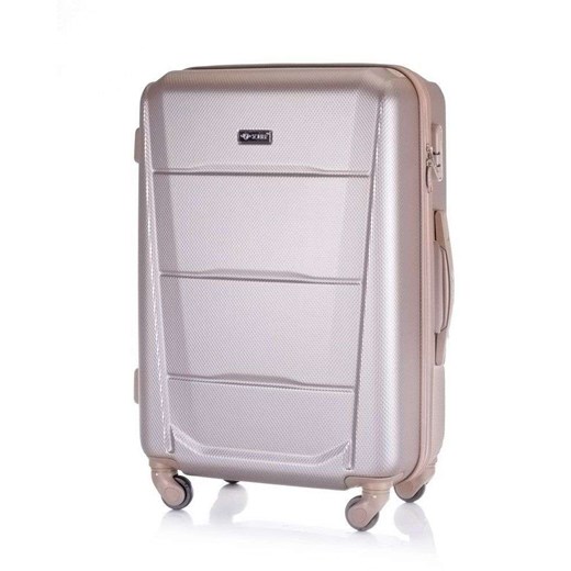 Walizka podróżna twarda średnia STL946 beżowa Solier Luggage portfele-skorzane.pl