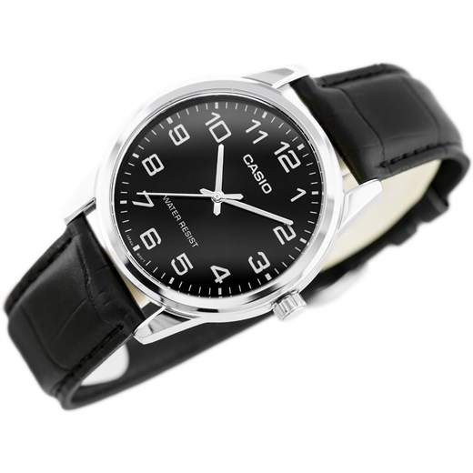 ZEGAREK MĘSKI CASIO MTP-V001L-1BUDF (zd080d) - Czarny || Srebrny Casio TAYMA