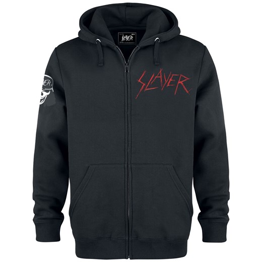 Slayer - Sword Skull - Bluza z kapturem rozpinana - czarny M EMP