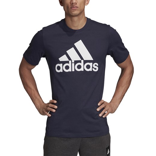 T-shirt męski Adidas sportowy z napisami 
