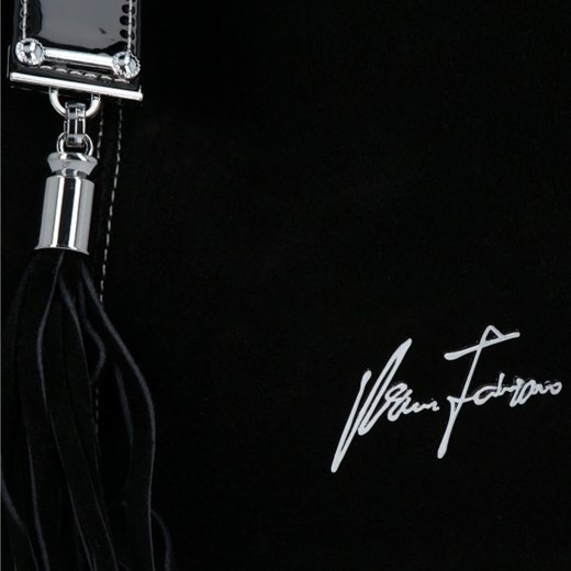 Shopper bag Velina Fabbiano z zamszu elegancka 