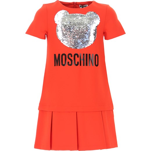 Sukienka dziewczęca Moschino z poliamidu