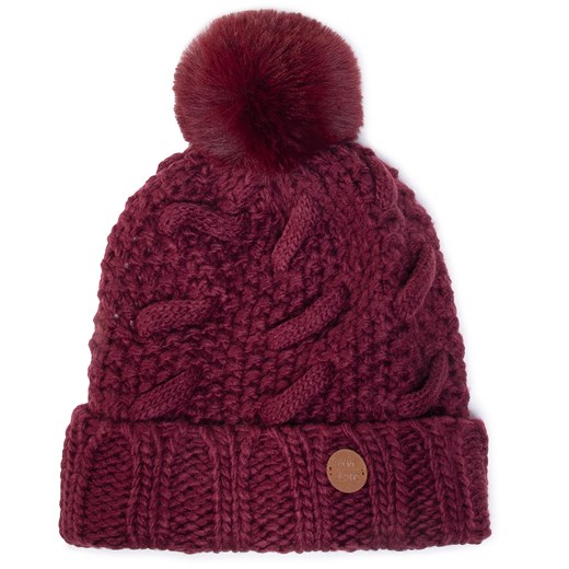 Czapka PEPE JEANS - Sofia Hat PL040313  Bordeaux 298 eobuwie.pl