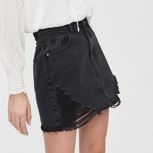 Cropp - Jeansowa spódnica mini - Cropp L Cropp